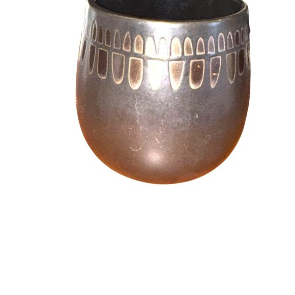 Gallery Bomba Black Ceramic Mug With Etched Design 12 Oz Dishwasher & Microwave - Picture 3 of 6